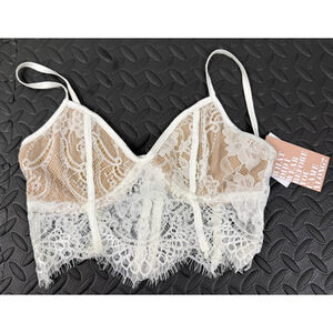 Tiger Mist Emery White Crop Top Sz XS New With Tags TM5014